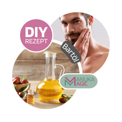 DIY Bartöl mit Manuka Honig für Männer zum Selbermachen