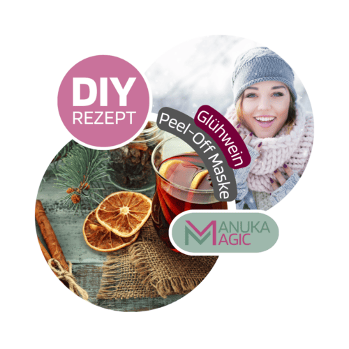 Winterliche (vegane) Glühwein-Gesichtsmaske (Peel-off) selber machen für die Adventszeit
