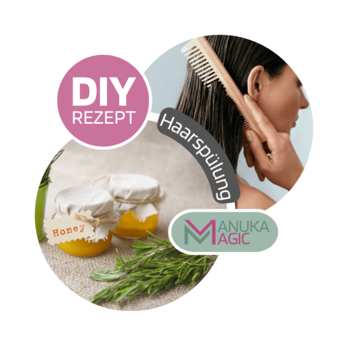 DIY Haarspülung mit Manuka Honig für den Winter