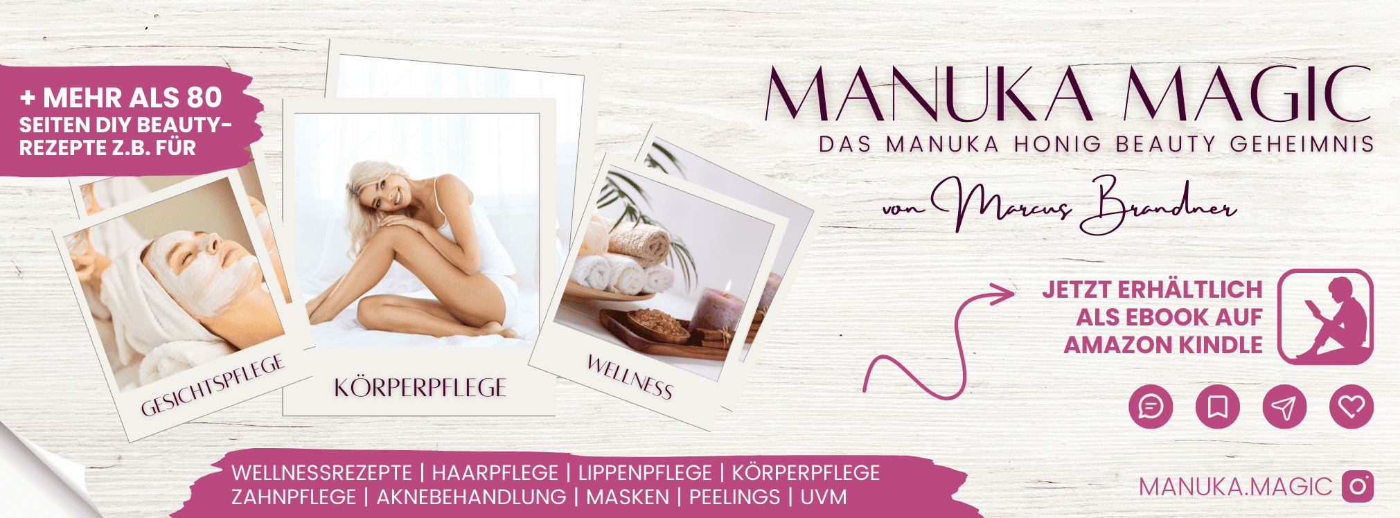 Manuka Honig DIY Beauty Naturkosmetik Gesichtsmasken selber machen Manuka Honig Buch