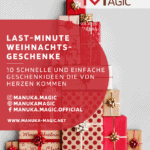 Last-Minute Weihnachtsgeschenke Geschenkideen Weihnachten schnell einfach selber machen
