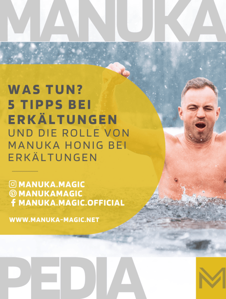 Was tun bei Erkältung - 5 Tipps Erkältungswelle und Manuka Honig