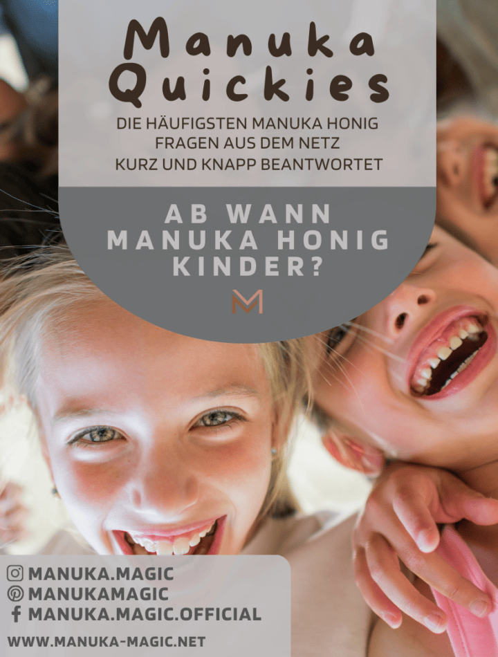 Ab wann Manuka Honig Kinder