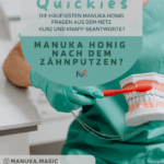 Manuka Honig Nach dem Zähneputzen Zahnpflege Zahncreme