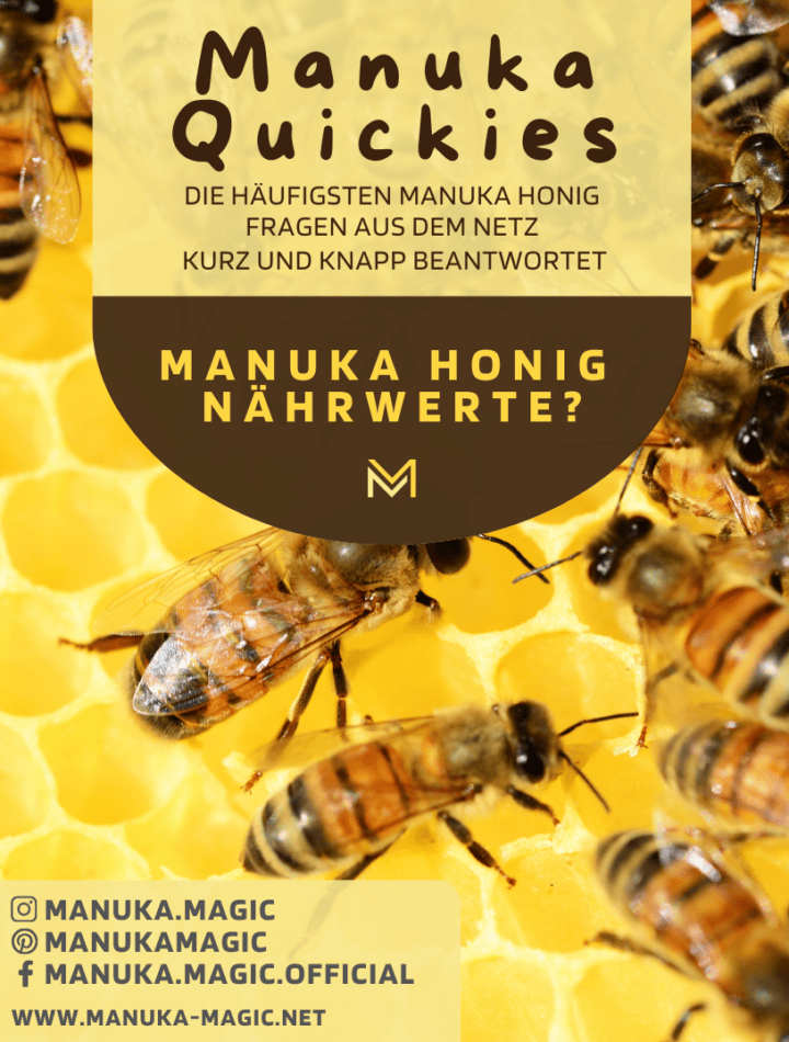Manuka Honig Nährwerte Inhaltsstoffe