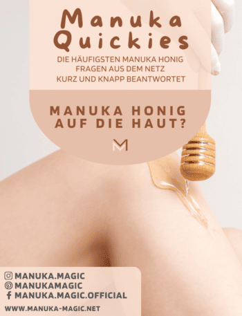 Manuka Honig auf die Haut