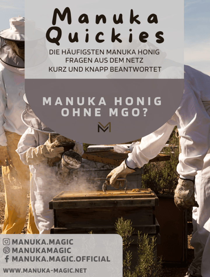 Manuka Honig ohne MGO MGO frei