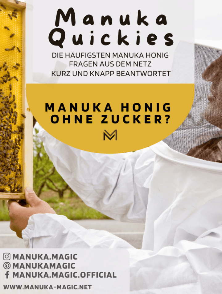 Manuka Honig ohne Zucker Zuckerfrei kein zucker