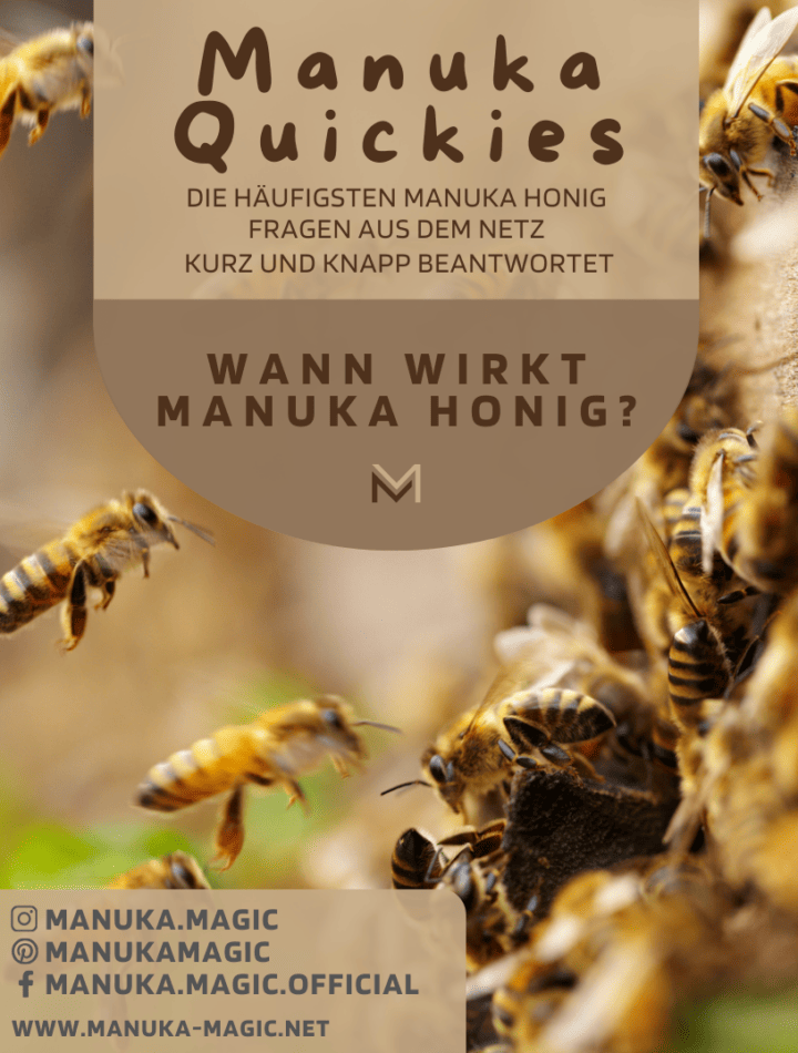 Wann wirkt Manuka Honig