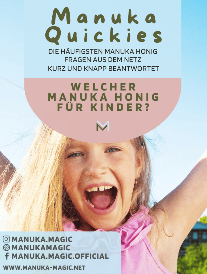 Welcher Manuka Honig für Kinder Kleinkinder